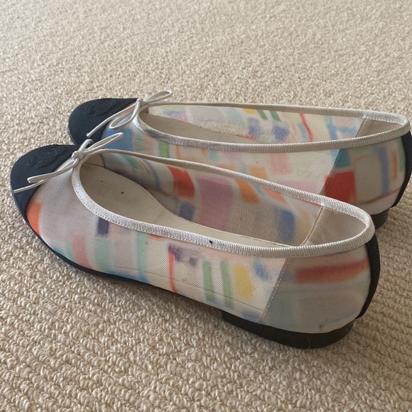 Chanel rainbow ballerinas 38.5 - Picture 2 of 5